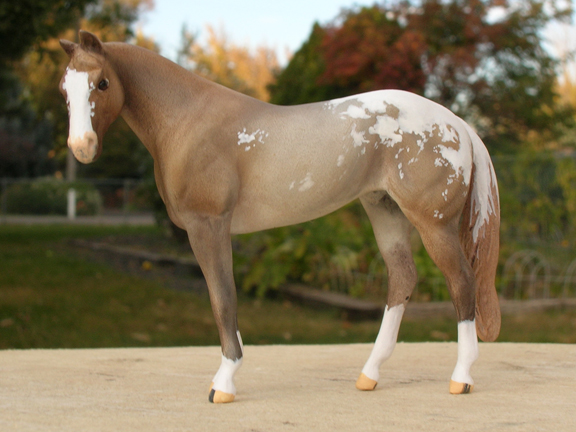 custom mini model horse by Sarah Tregay Custom Breyer stablemate