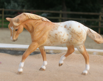 custom mini model horse by Sarah Tregay Custom Breyer peter stone