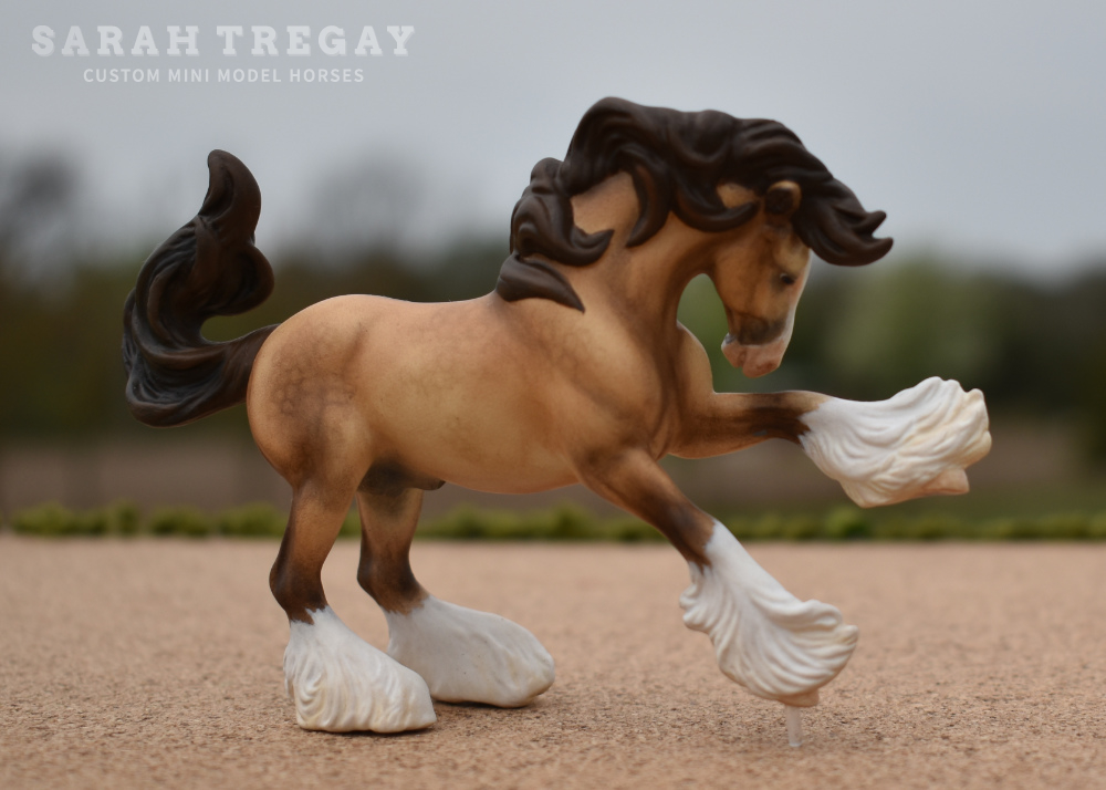 CM Breyer by Sarah Tregay, a Custom Mini/ Stablemate Model Horse to buckskin