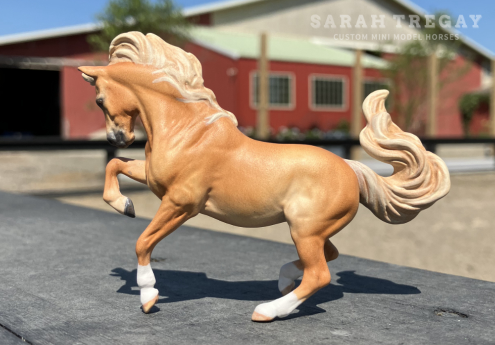 CM Breyer by Sarah Tregay, a Custom Mini/ Stablemate Model Horse sorrel pony mare