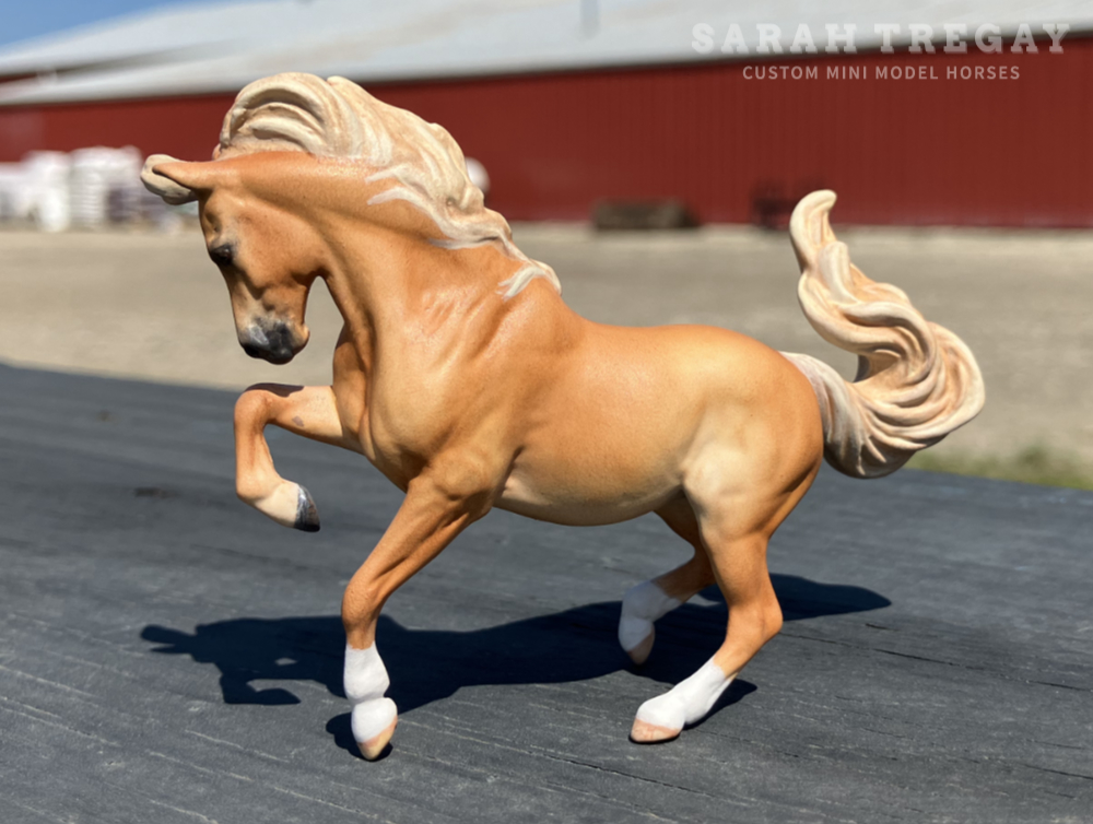 CM Breyer by Sarah Tregay, a Custom Mini/ Stablemate Model Horse sorrel pony mare