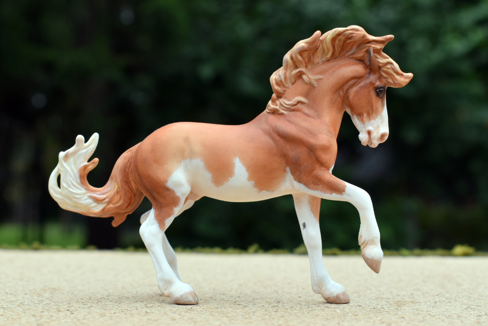 CM Breyer by Sarah Tregay, a Custom Mini/ Stablemate Model Horse to chestnut splash white on Fireheart