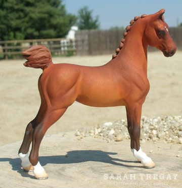custom mini model horse by Sarah Tregay (Hackney)
