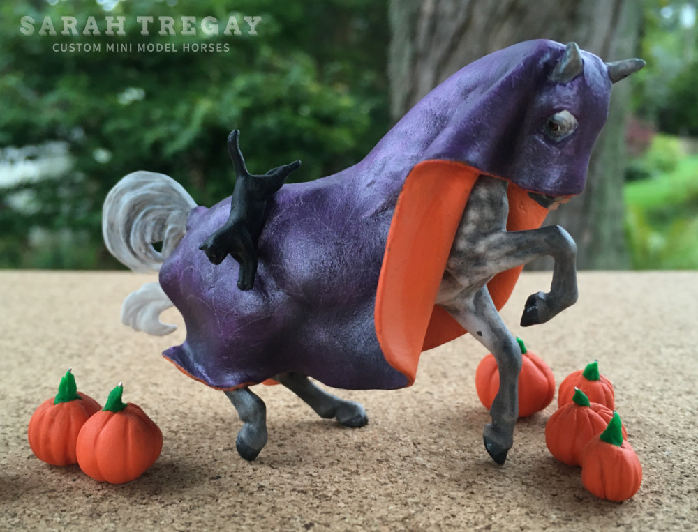 breyer stablemate custom mini model horse - Halloween Custom Deco / Decorator - by Sarah Tregay 