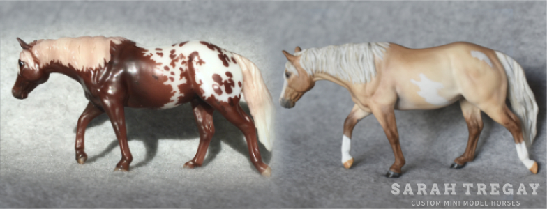Breyer Stablemate Mold 2020 and custom mini by Sarah Tregay