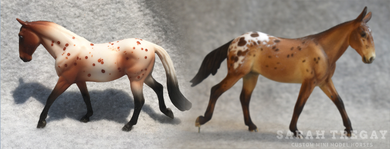 Breyer Stablemate Mold: Corbin by Eva Rossiter, 2019 and custom mini by Sarah Tregay