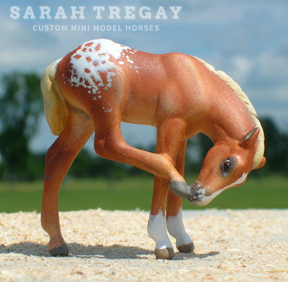 Custom mini model horse - Appaloosa foal by Sarah Tregay