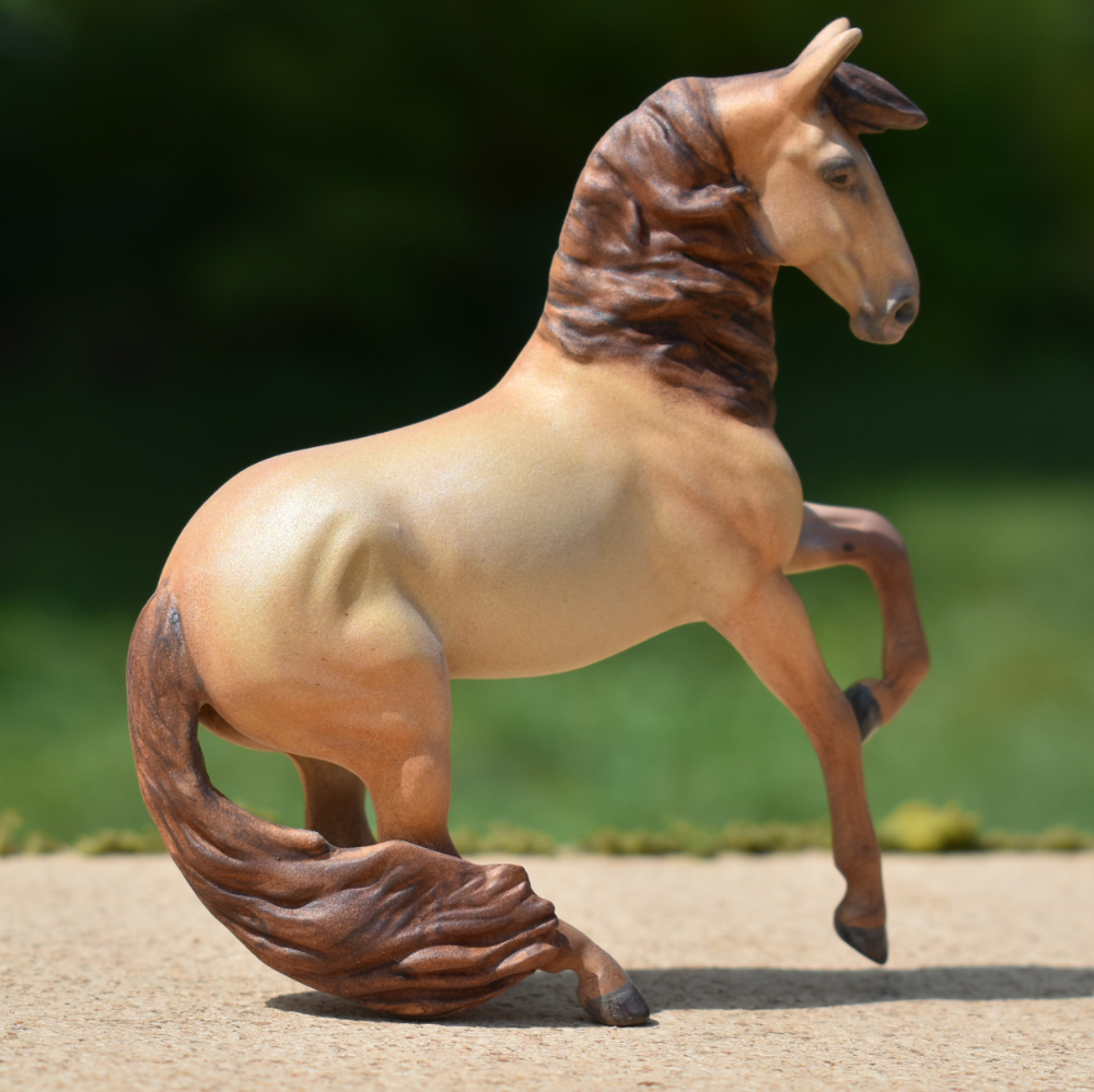 Model horse (Breyer Stablemate) by Sarah Tregay